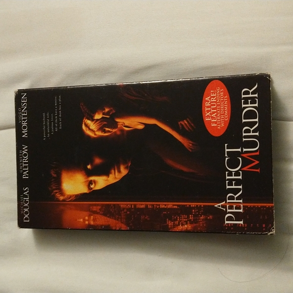 6/$15 Perfect Murder 1998 Thriller Suspense vhr tape - Picture 2 of 4
